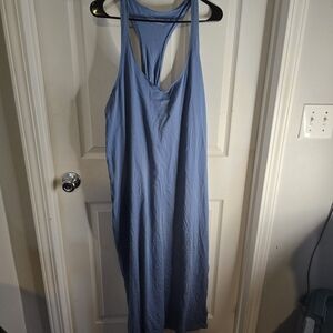 Victoria's Secret Light Blue Ribbed Tank Dress